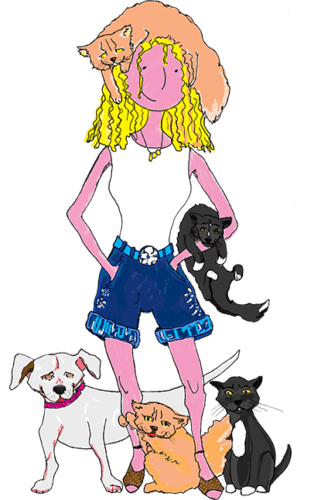 Rebecca Valentino illustration pets